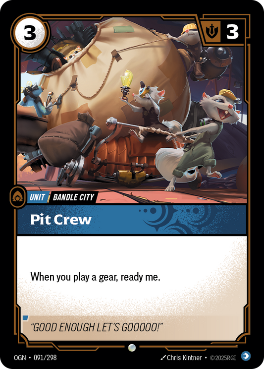 Pit Crew (Unit) (OGN-091/298) (Common)