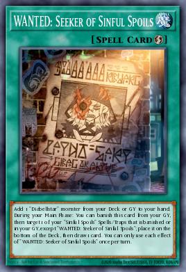 WANTED: Seeker of Sinful Spoils (SPELL) (RA03-EN074) (SR/UR/SE/UL/PS/CR/QCSE)