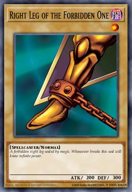 Right Leg of the Forbidden One (MONSTER) (LOB-EN120) (ULTRA RARE)