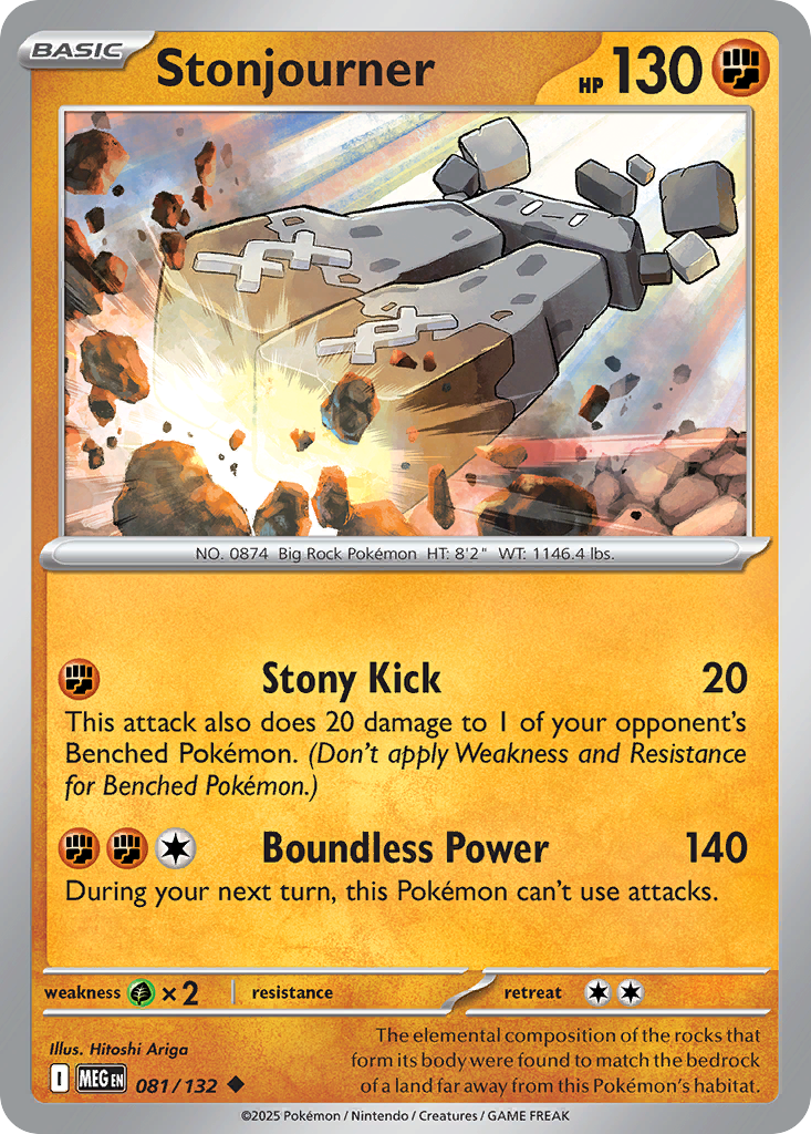 Stonjourner (Basic Pokémon) (MEG-081/132) (Uncommon)