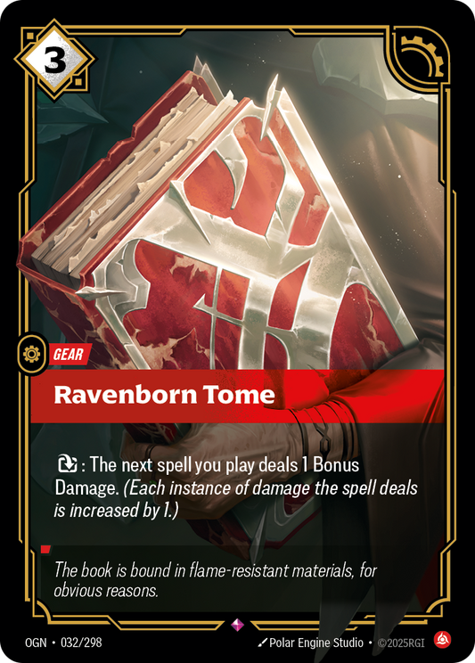 Ravenborn Tome (Gear) (OGN-032/298) (Rare)