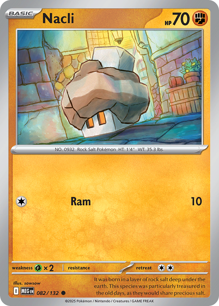 Nacli (Basic Pokémon) (MEG-082/132) (Common)