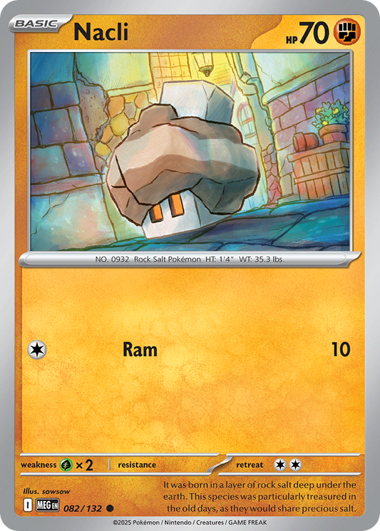 Nacli (Basic Pokémon) (MEG-082/132) (Common)