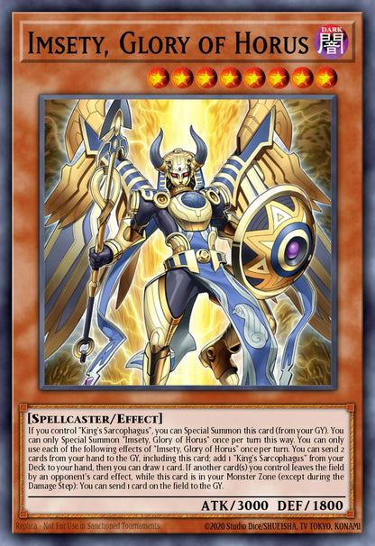 Imsety, Glory of Horus (MONSTER) (RA05-EN027)