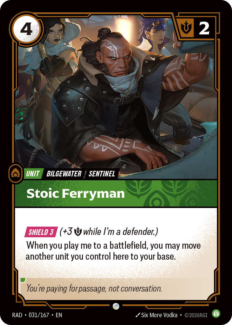 Stoic Ferryman (Unit) (RAD-031/167) (Common)