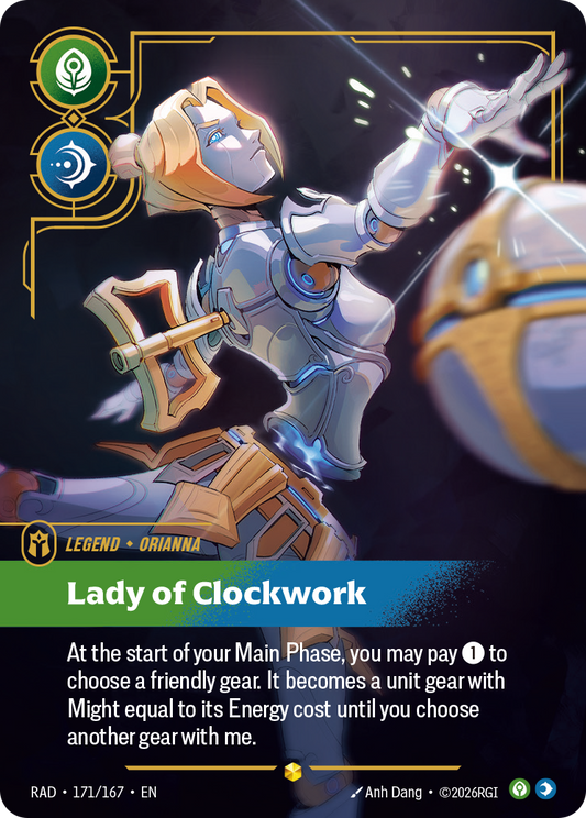 Lady of Clockwork (Legend) (RAD-171/167) (Showcase) (Alternate Art - Overnumbered)