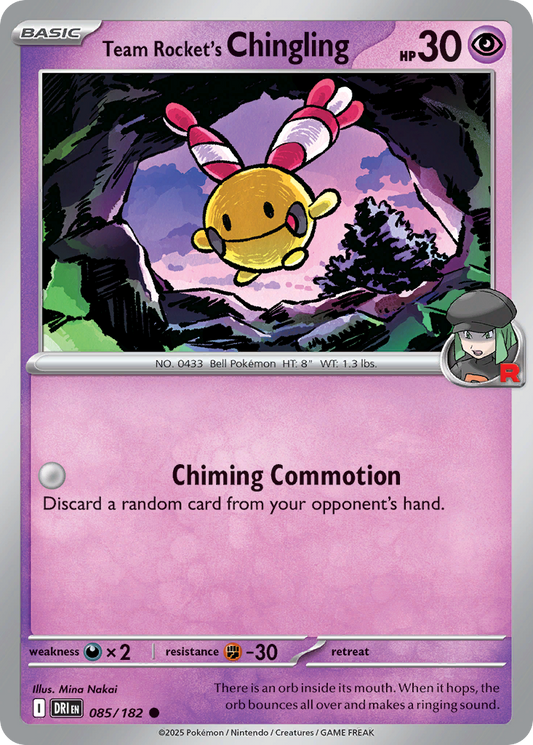 Team Rocket's Chingling (Basic Pokémon) (DRI-085/182) (Common)