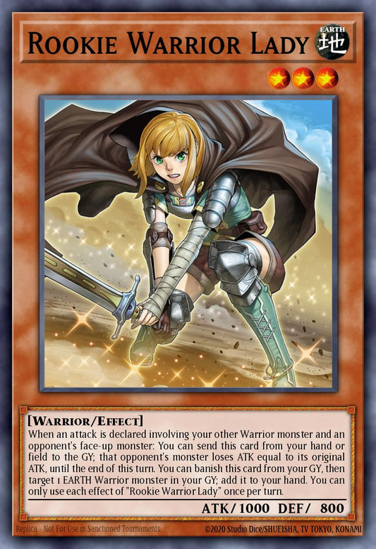 Rookie Warrior Lady (MONSTER) (GFP2-EN043)
