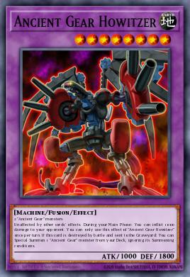 Ancient Gear Howitzer (MONSTER) (RA03-EN035) (SR/UR/SE/UL/PS/CR/QCSE)
