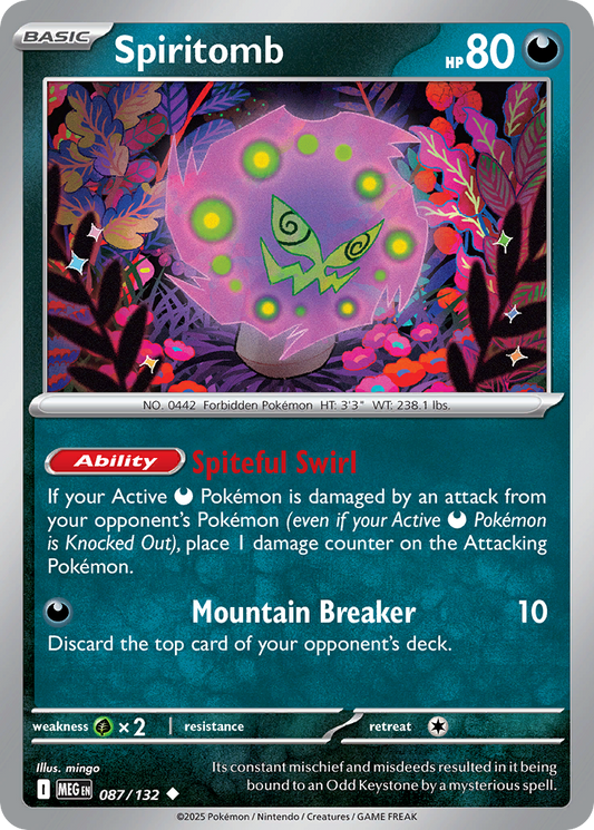Spiritomb (Basic Pokémon) (MEG-087/132) (Uncommon)