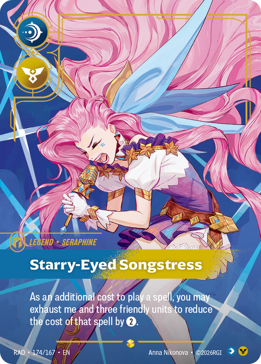 Starry-Eyed Songstress (Legend) (RAD-174/167) (Showcase) (Alternate Art - Overnumbered)