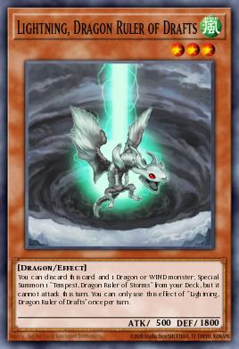 Lightning, Dragon Ruler of Drafts (MONSTER) (RA03-EN257) (PS/QCSE)