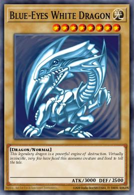 Blue-Eyes White Dragon (MONSTER) (LOB-EN001) (ULTRA RARE)