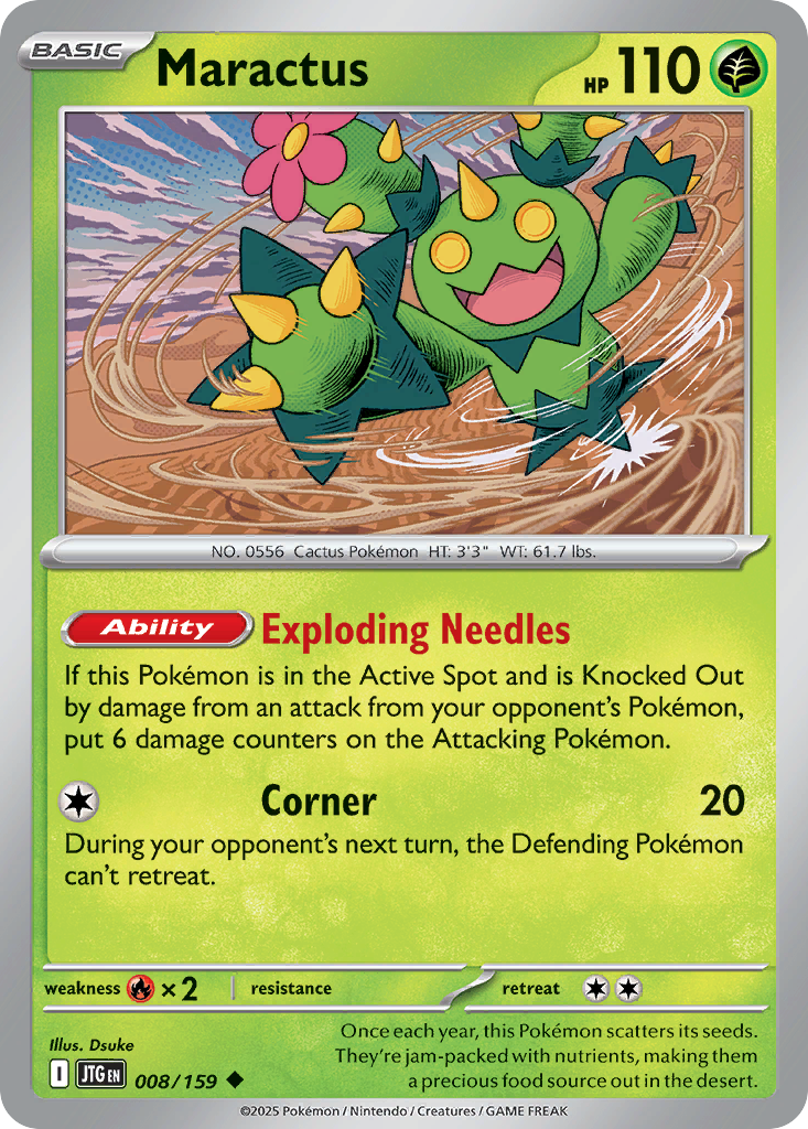 Maractus (Basic Pokémon) (JTG-008/159) (Uncommon)