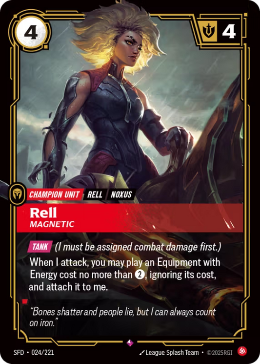 Rell, Magnetic (Champion Unit) (SFD-024/221) (Rare)