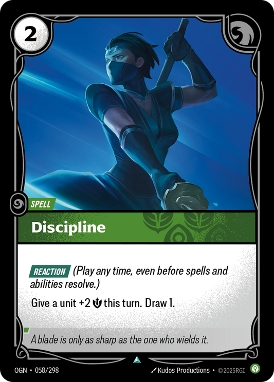 Discipline (Spell) (OGN-058/298) (Uncommon)