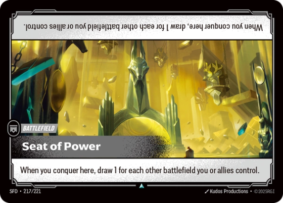 Seat of Power (Battlefield) (SFD-217/221) (UnCommon)