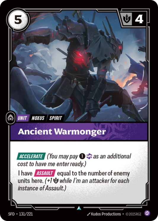 Ancient Warmonger (Unit) (SFD-131/221) (UnCommon)