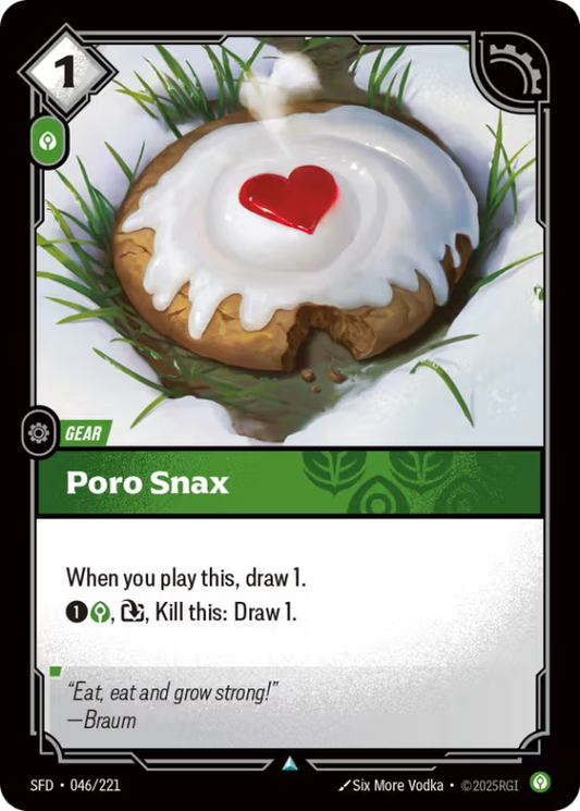 Poro Snax (Gear) (SFD-046/221) (UnCommon)