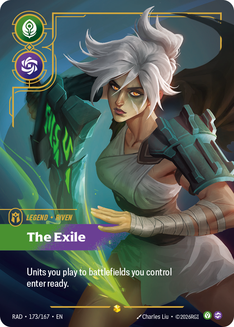 The Exile (Legend) (RAD-173/167) (Showcase) (Alternate Art - Overnumbered)
