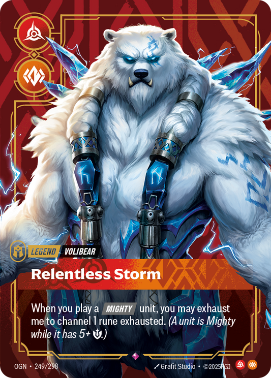 Relentless Storm (Legend) (OGN-249/298) (Rare)