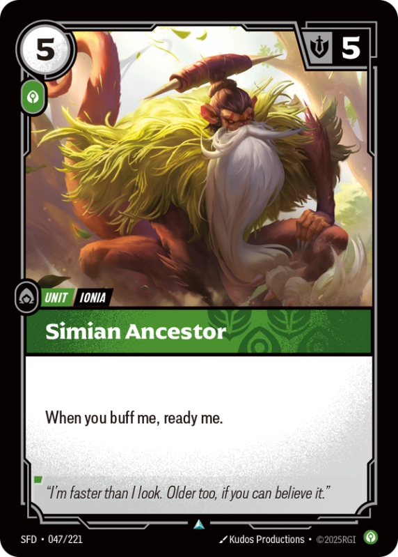 Simian Ancestor (Unit) (SFD-047/221) (UnCommon)