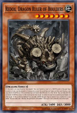 Redox, Dragon Ruler of Boulders (MONSTER) (RA03-EN008) (SR/UR/SE/UL/PS/CR/QCSE)