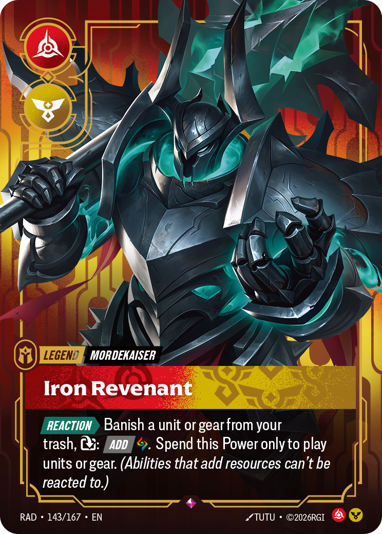 Iron Revenant (Legend) (RAD-143/167) (Rare)