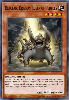 Reactan, Dragon Ruler of Pebbles (MONSTER) (RA03-EN254) (PS/QCSE)