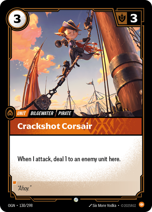 Crackshot Corsair (Unit) (OGN-130/298) (Common)