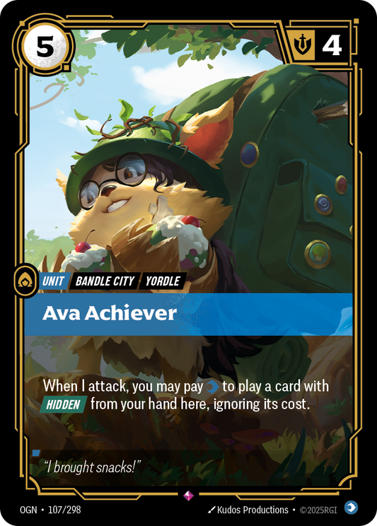 Ava Achiever (Unit) (OGN-107/298) (Rare)