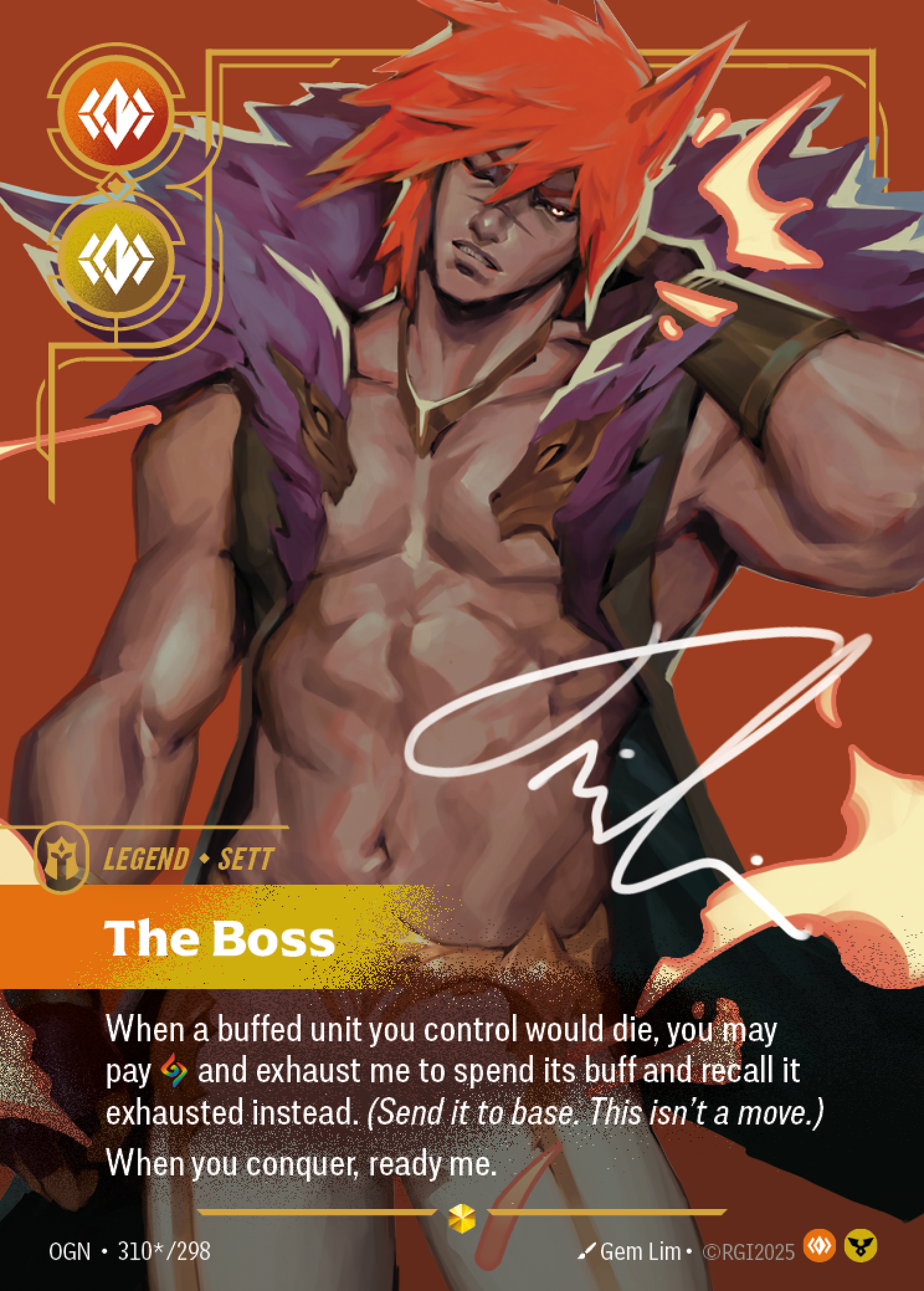 The Boss (Legend) (OGN-310*/298) (Showcase)