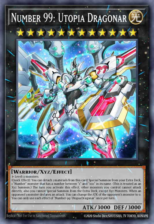Number 99: Utopia Dragonar (MONSTER) (RA05-EN144) (UR/STAR)