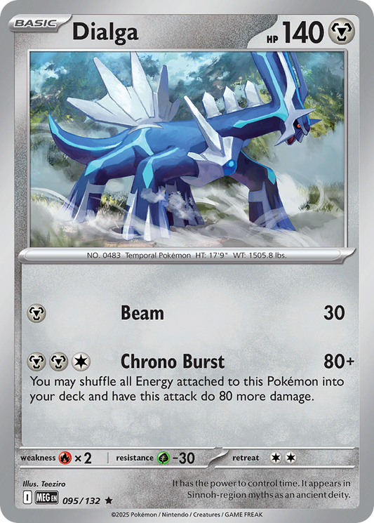 Dialga (Basic Pokémon) (MEG-095/132) (Rare)