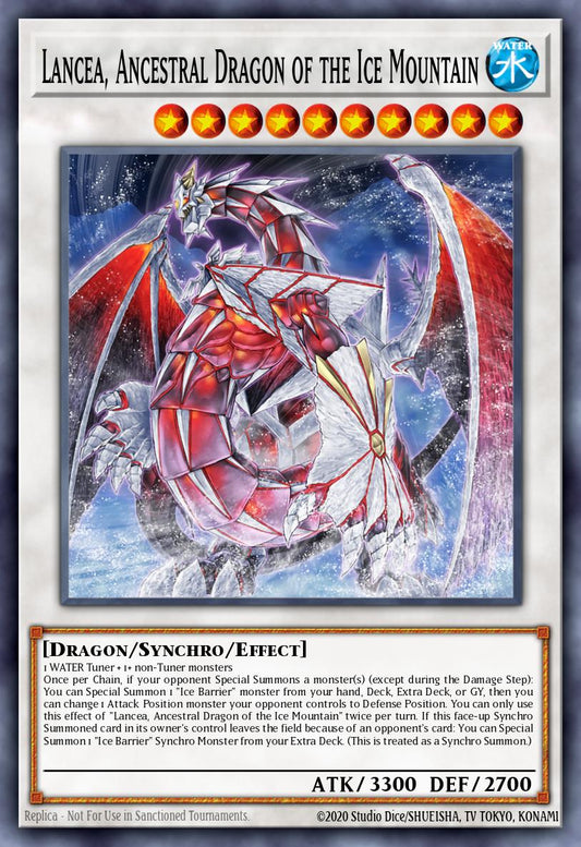 Lancea, Ancestral Dragon of the Ice Mountain (MONSTER) (RA05-EN045)