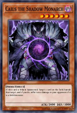 Caius the Shadow Monarch (MONSTER) (RA03-EN194) (PS/QCSE)