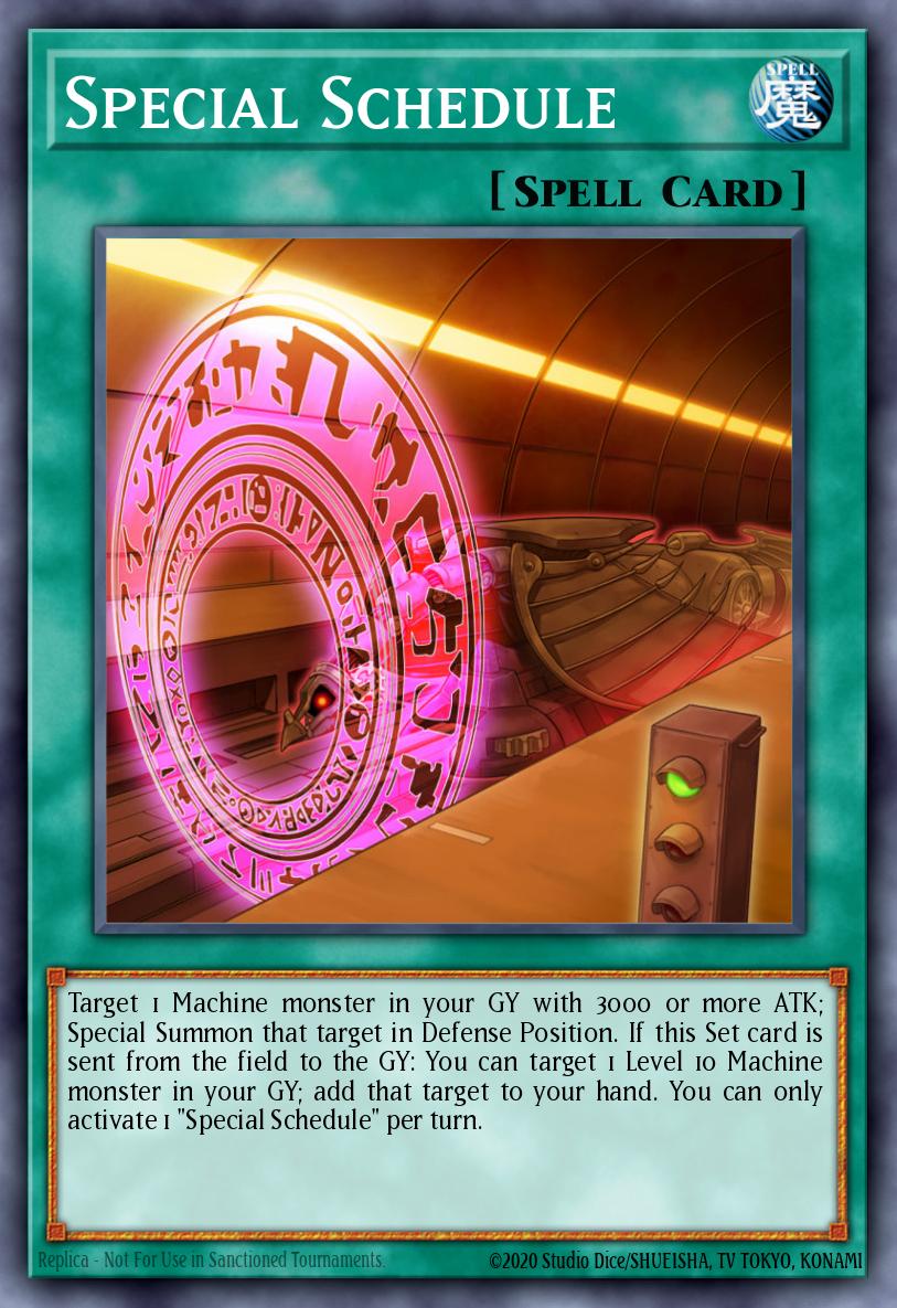 Special Schedule (SPELL) (RA05-EN060) (SR/UR/SE/UL/PS/CR/STAR)