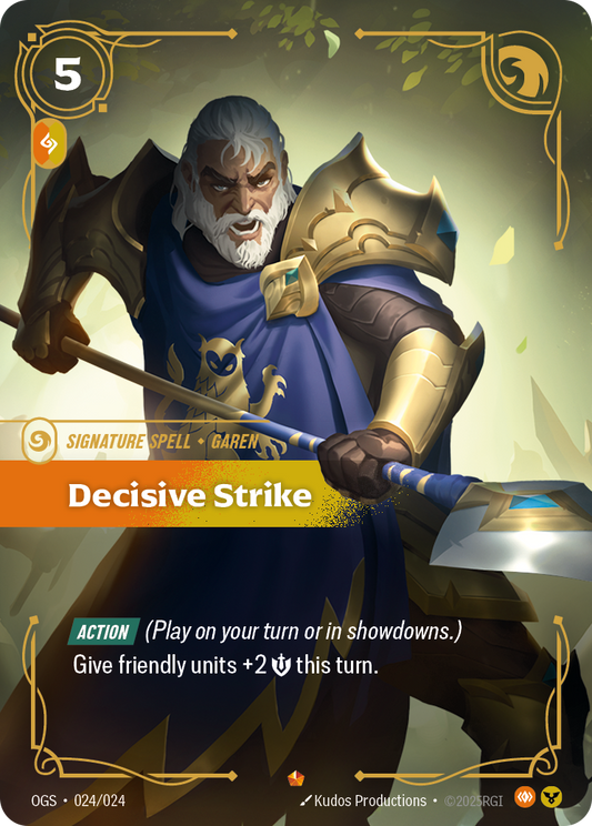 Decisive Strike (Signature Spell) (OGS-024/024) (Epic)