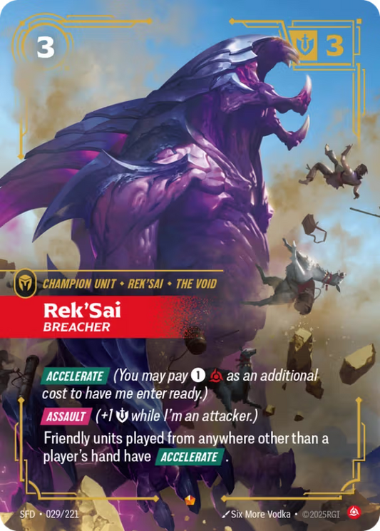 Rek’Sai, Breacher (Champion Unit) (SFD-029/221) (Epic)