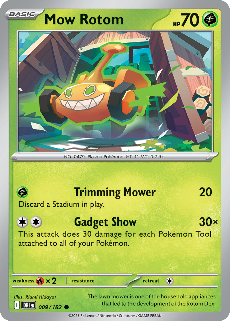 Mow Rotom (Basic Pokémon) (DRI-009/182) (Common)