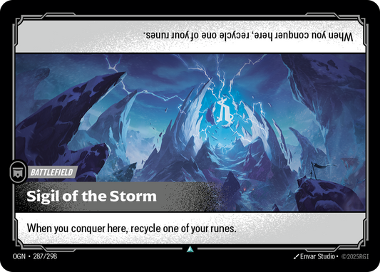 Sigil of the Storm (Battlefield) (OGN-287/298) (Uncommon)