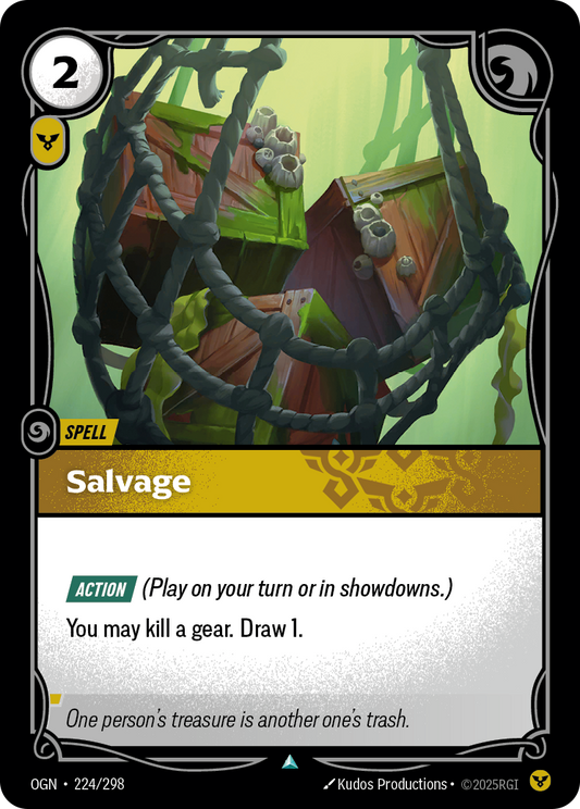 Salvage (Spell) (OGN-224/298) (Uncommon)