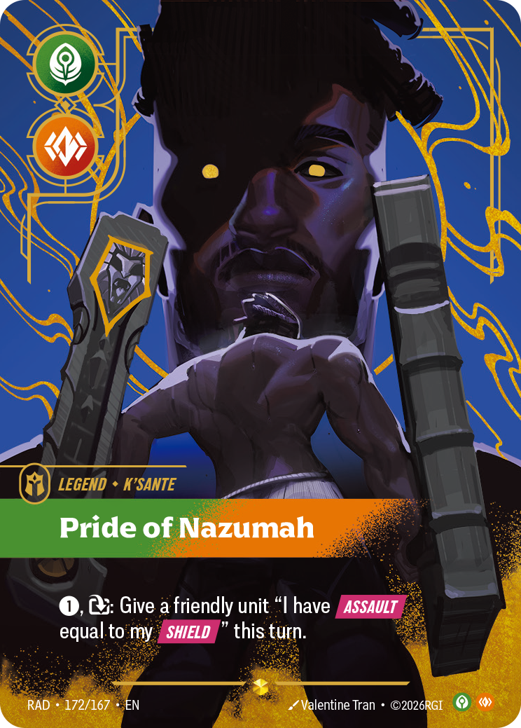 Pride of Nazumah (Legend) (RAD-172/167) (Showcase) (Alternate Art - Overnumbered)