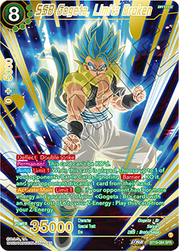 SSB Gogeta, Limits Broken (BT19-084) (SPR)
