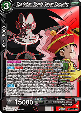 Son Gohan, Hostile Saiyan Encounter (BT19-147) (SGR)