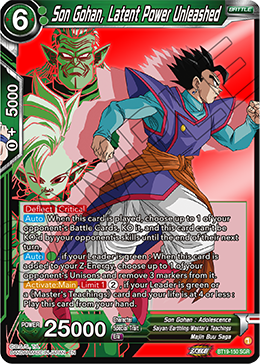 Son Gohan, Latent Power Unleashed (BT19-150) (SGR)