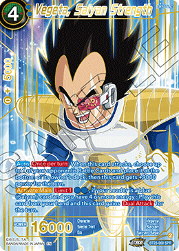 Vegeta, Saiyan Strength (BT23-060) (SPR)