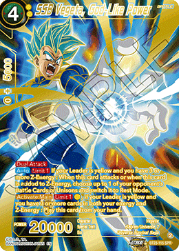 SSB Vegeta, God-Like Power (BT23-115) (SPR)