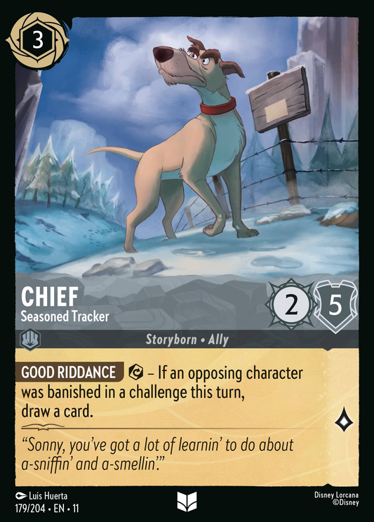 Chief - Seasoned Tracker (Storyborn - Ally)(179/204 EN 11) (U)
