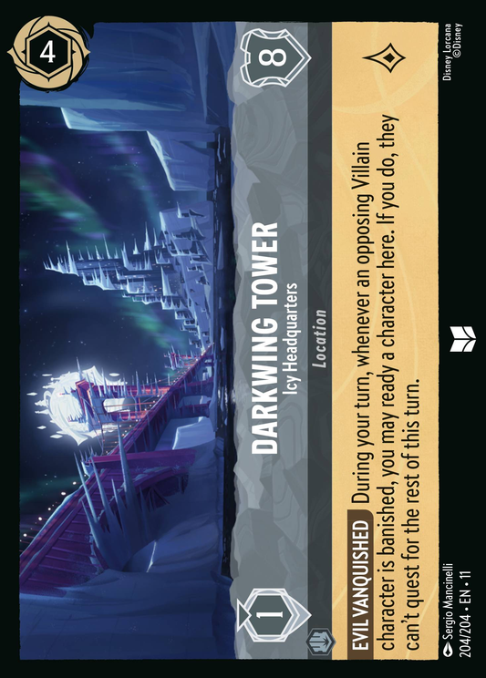 Darkwing Tower - Icy Headquarters (Location)(204/204 EN 11) (U)